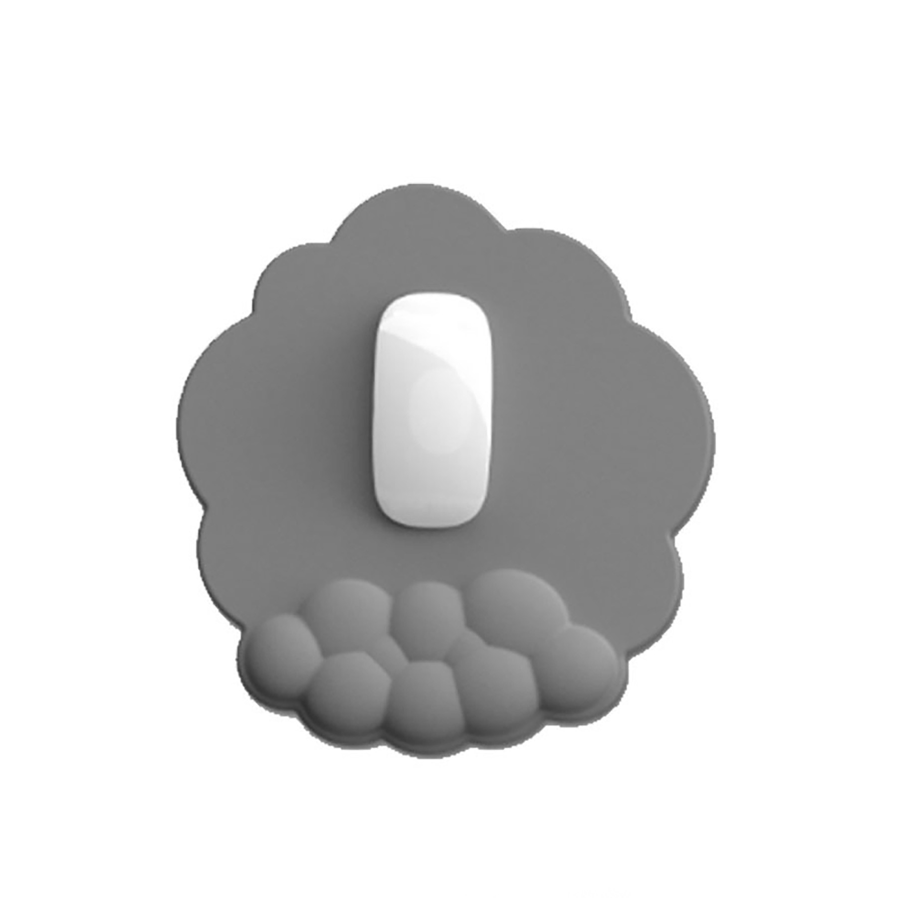 Mouse Mat With Wrist Support Cloud Shape 9