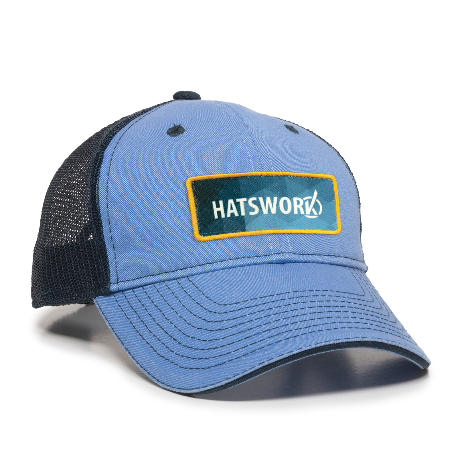 Garment Washed Trucker Hat 6