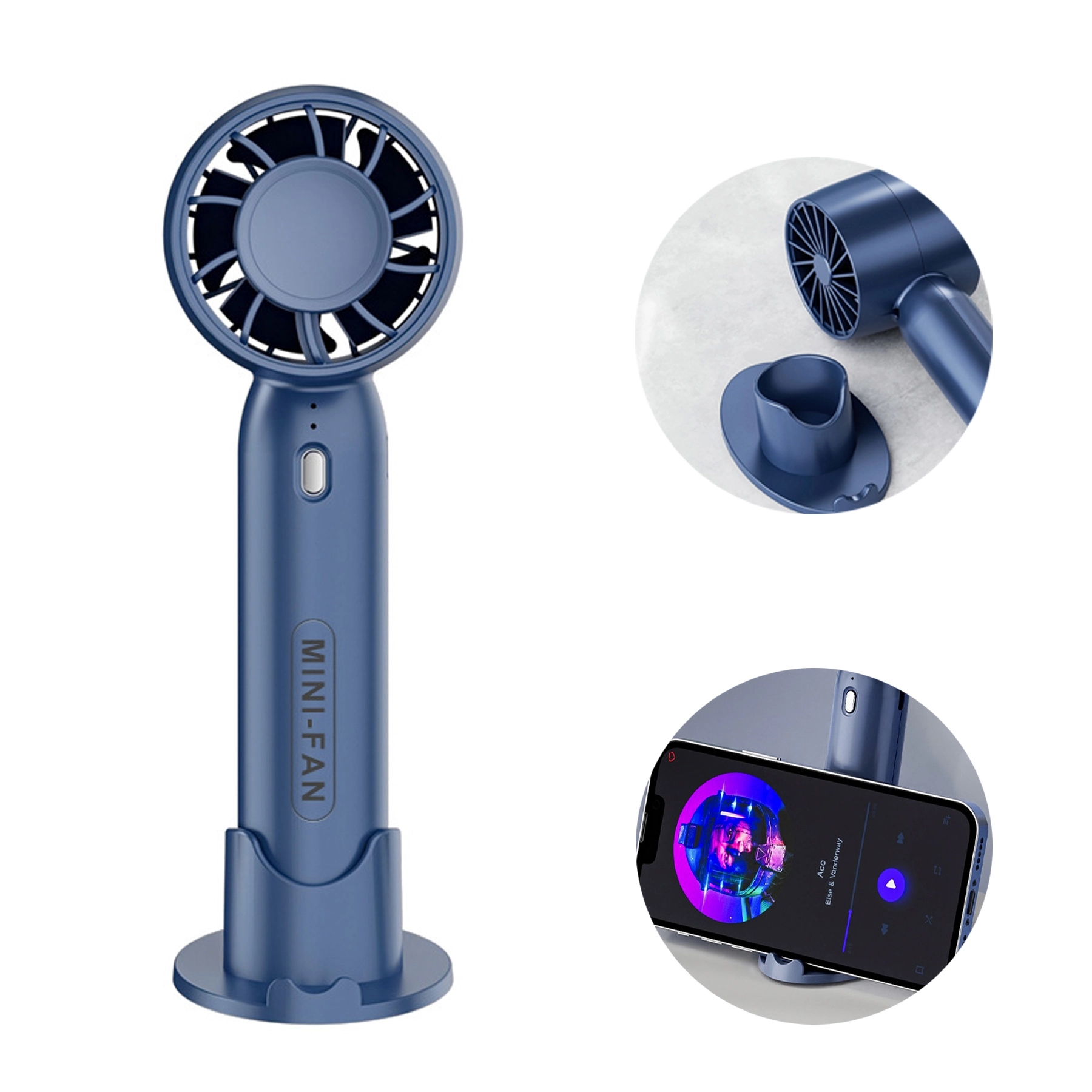 Hand-Held Desktop Fan 2