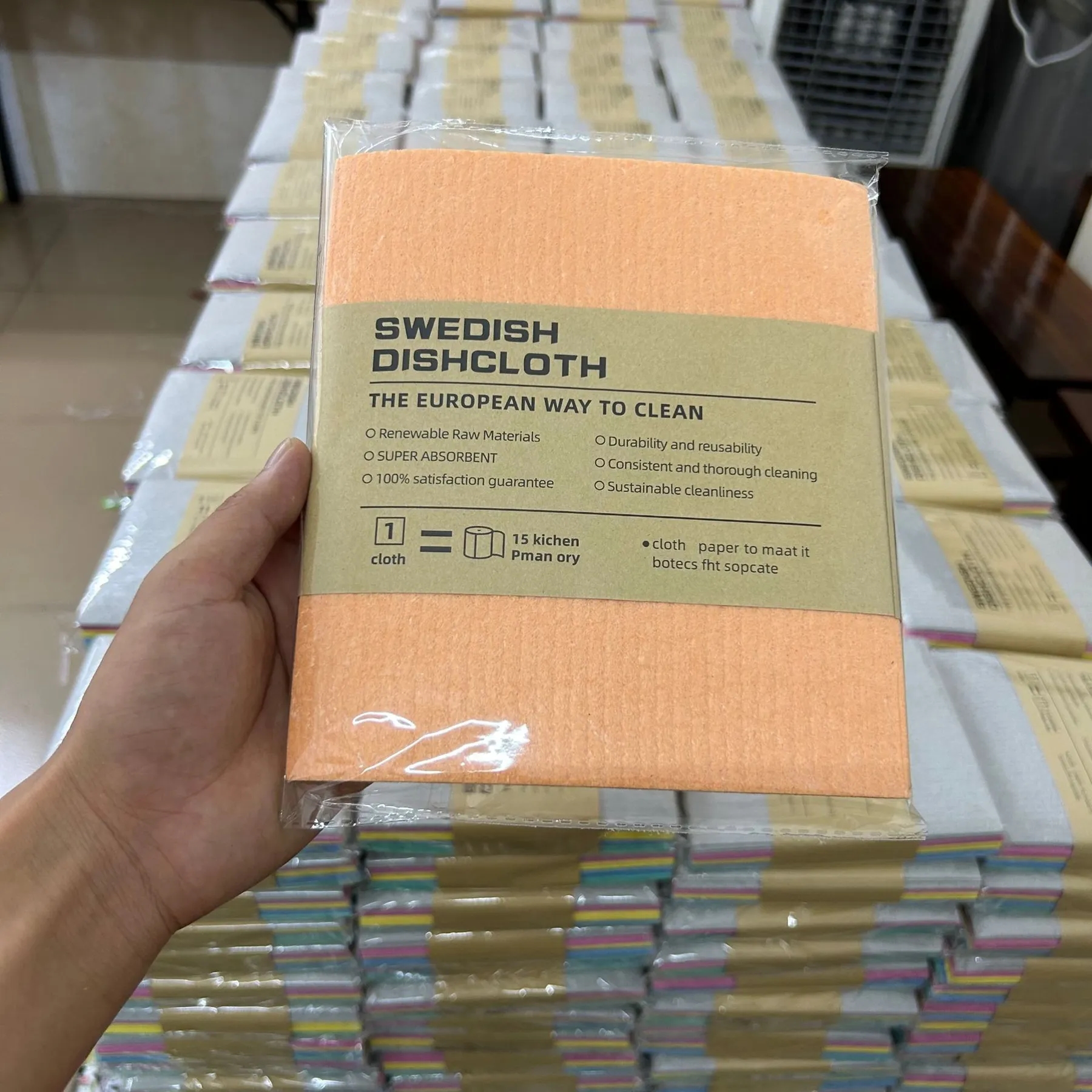 Solid Color Degradable Napkins Cloth 8