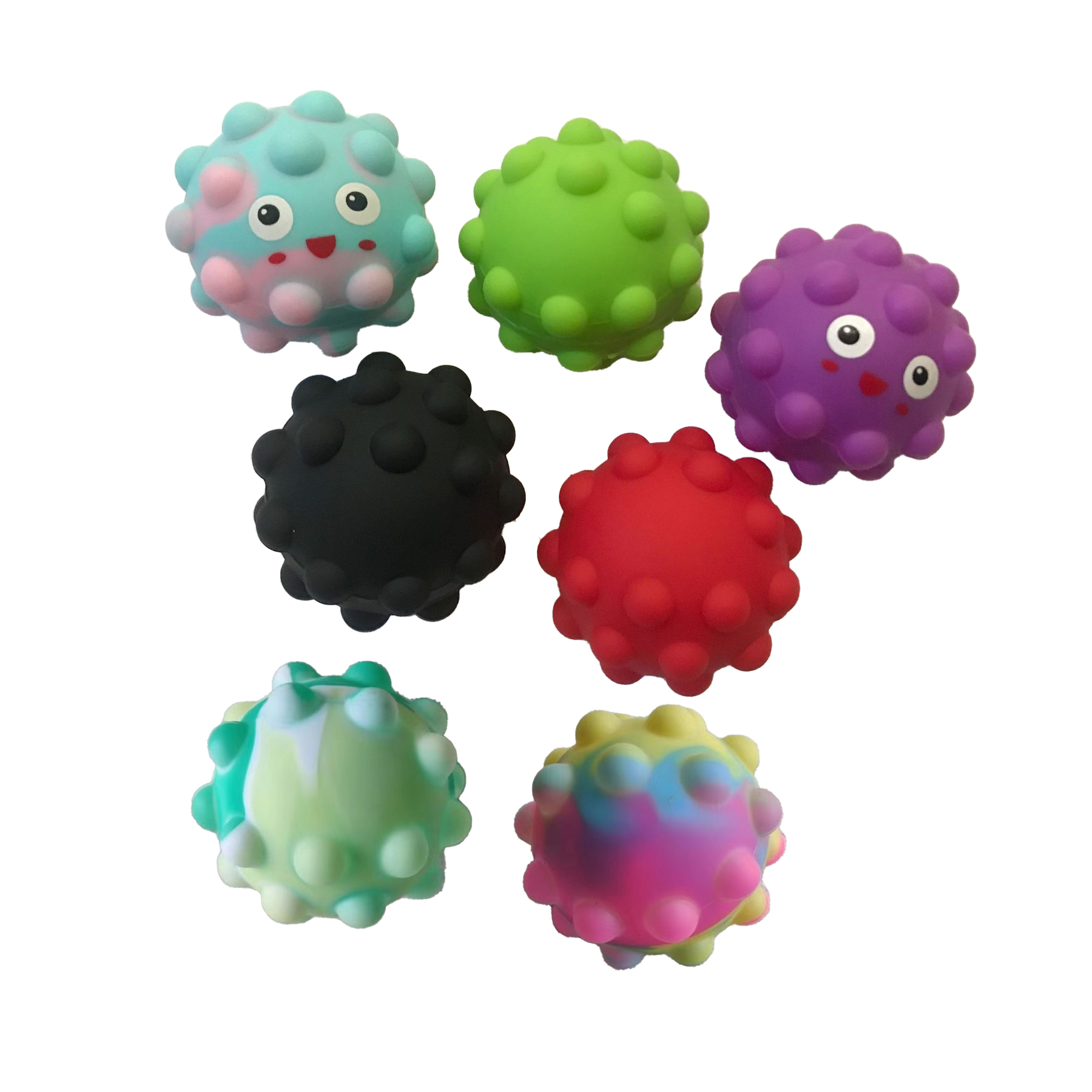 3D Silicone Push Pop Stress Ball 1