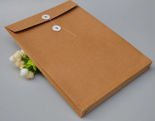 Custom String & Button Paper Envelopes 5
