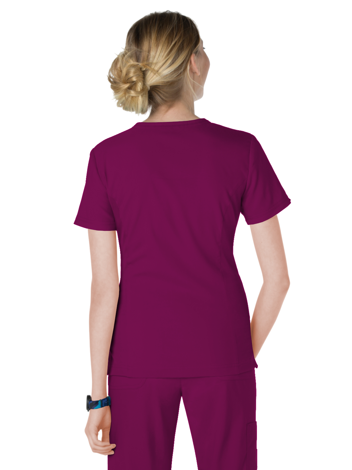 koi - Lite - Women's Four-Pocket Zipper Neck Serenity Top 6