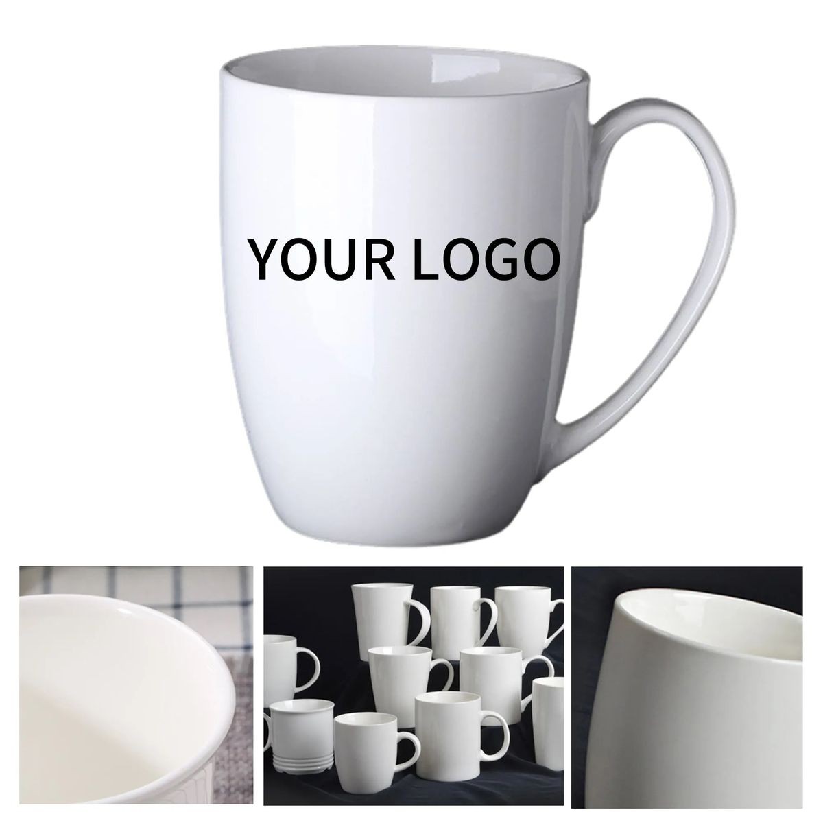 Microwave Friendly Ceramic Mug with Comfortable Grip 2