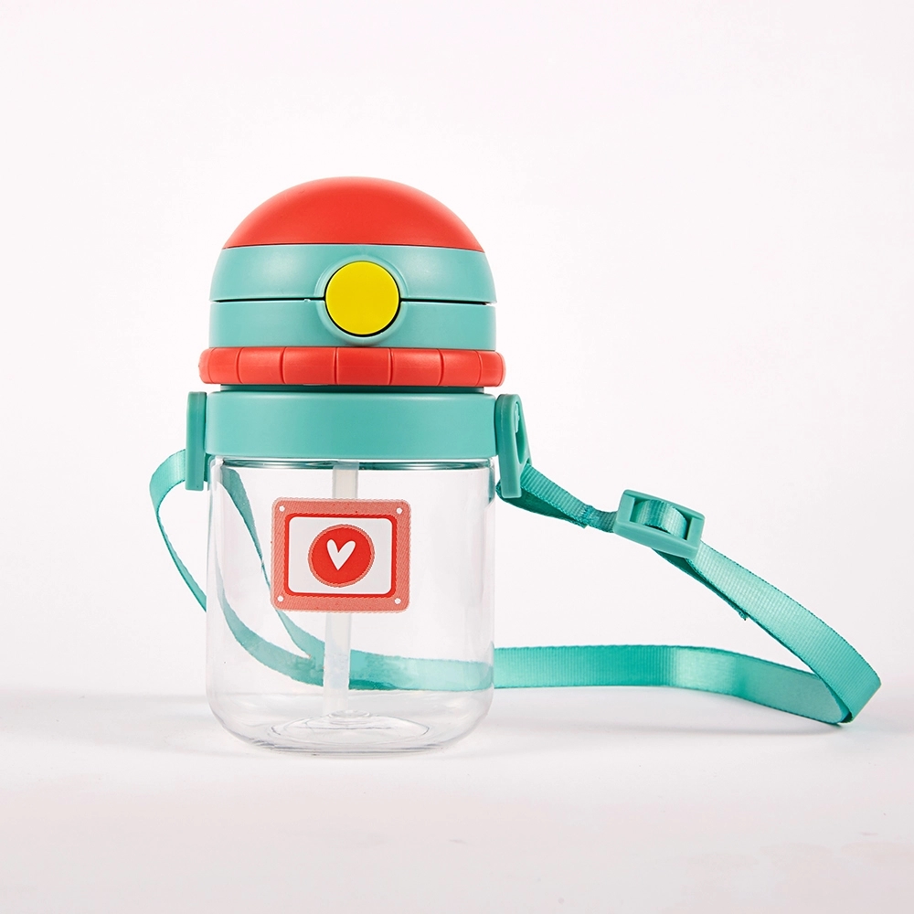 Kids Robot Water Bottle With Lanyard-12 oz 7