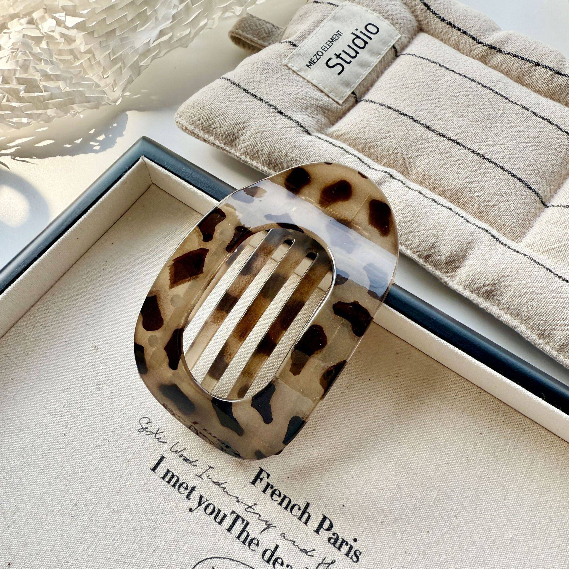 Oval Flat Hair Clips 20