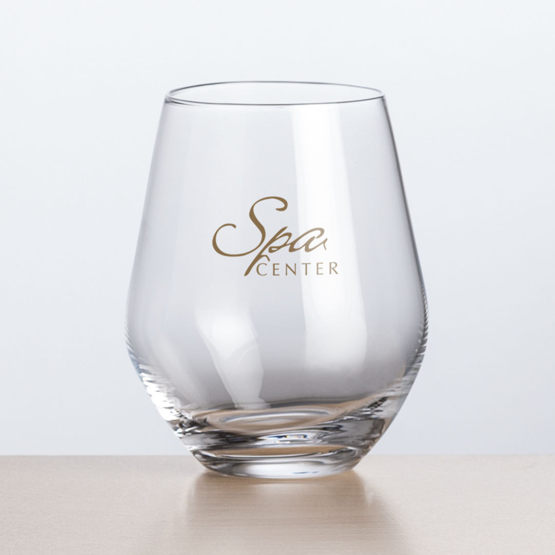 Reina Stemless Wine - Imprinted, custom glassware with logo imprint 10