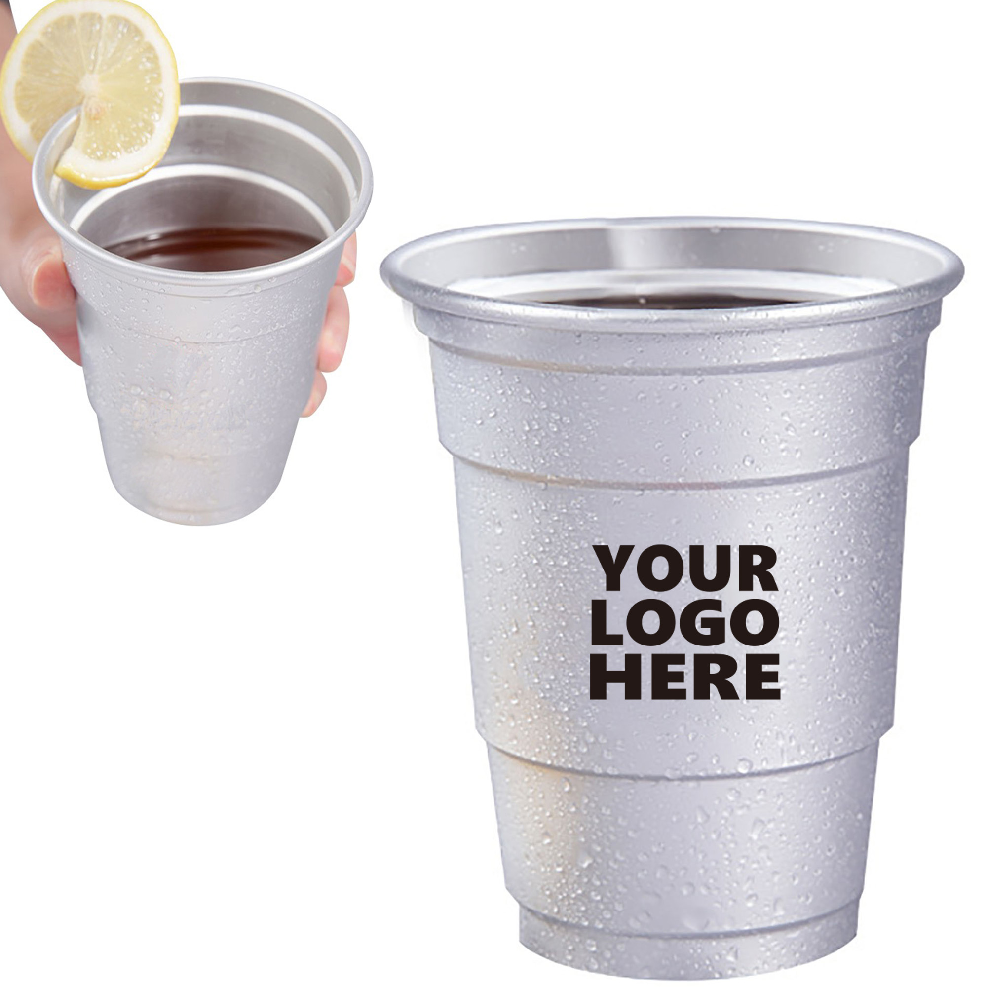 16OZ Recyclable Metal Cups 2