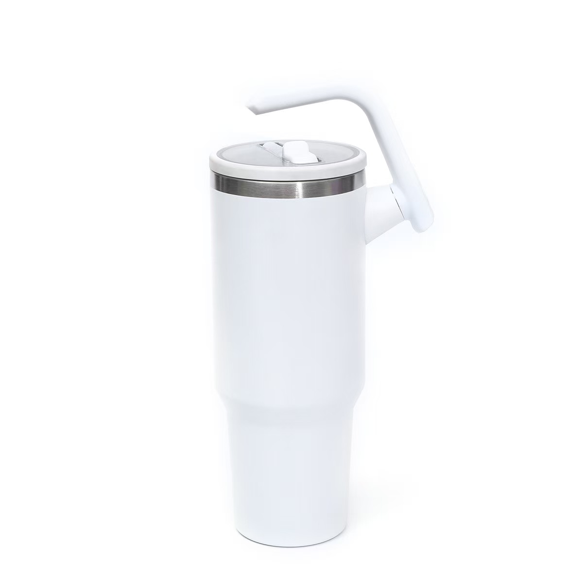 20oz, 30oz, 40oz Vacuum Stainless Tumbler With Rotatab Handle And Straw For Travel, Outdoors, Sport 16