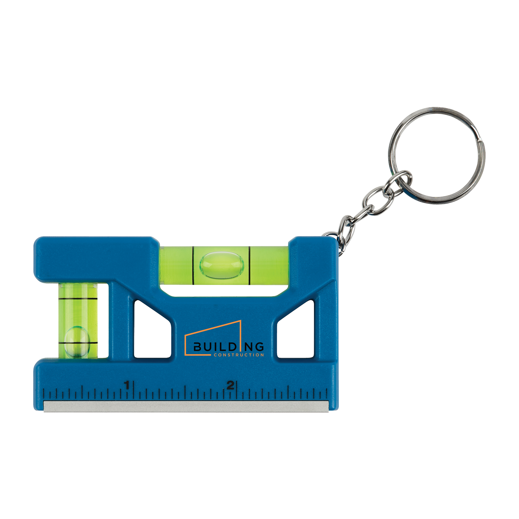 Hank 3" Level / Ruler Keyring 35