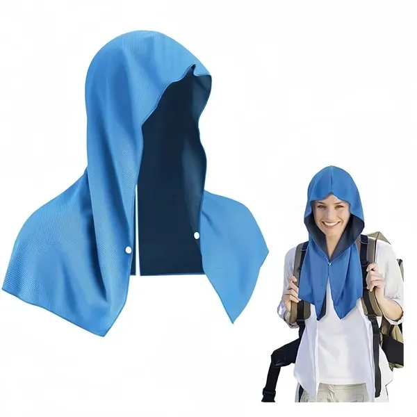Cooling Hooded Towel with Quick-Dry Beach Cover-Up 13