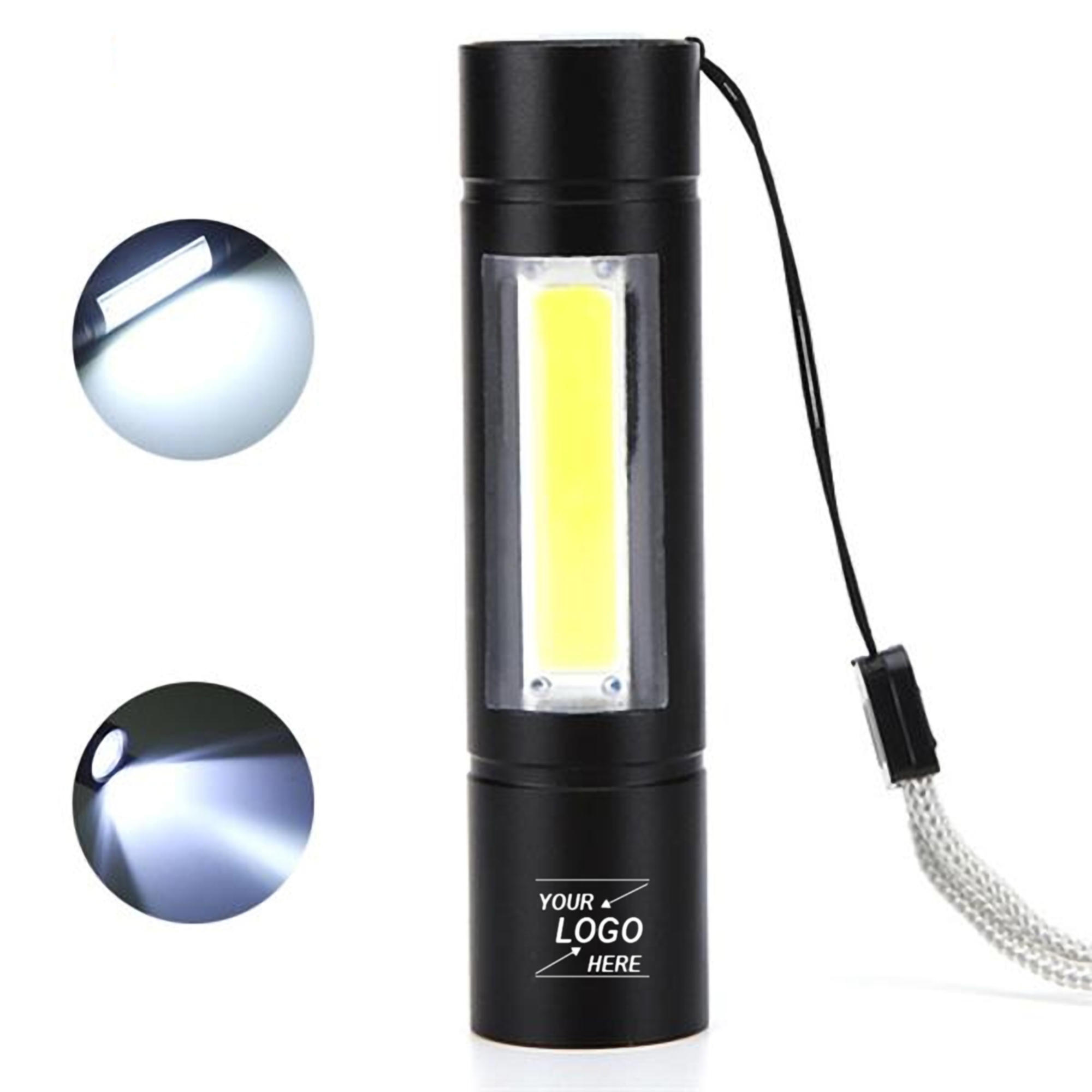 Compact Tactical LED Flashlight w/COB Technology 2