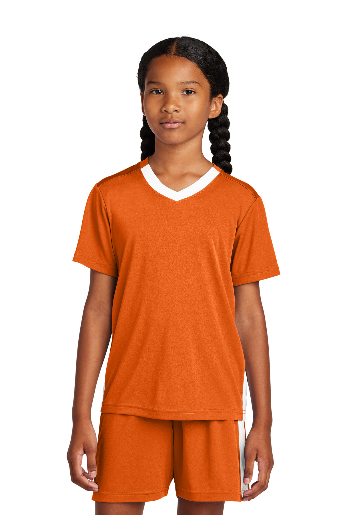 Sport-Tek Youth Competitor United V-Neck YST101 67