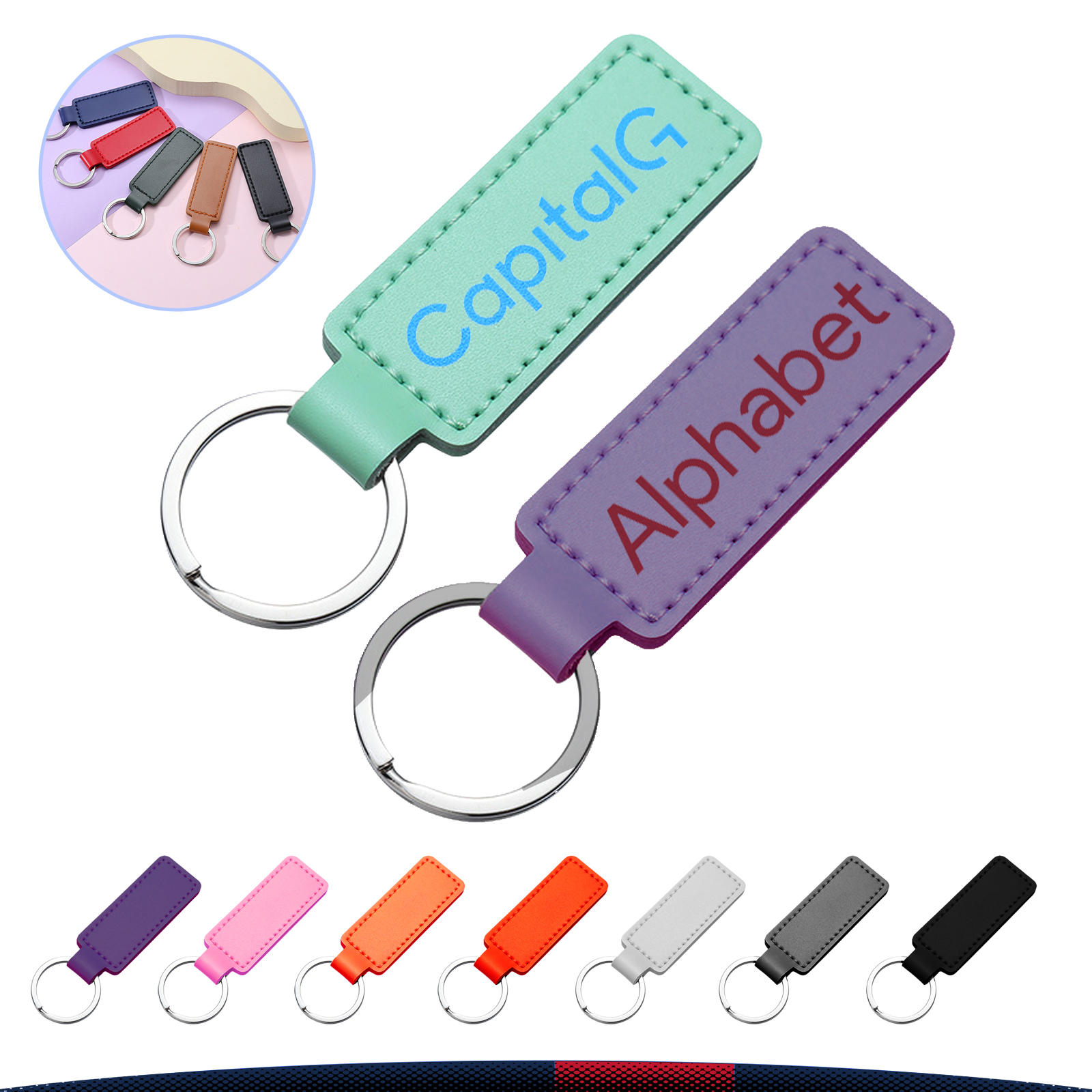 Macaron Strap Key Ring 7