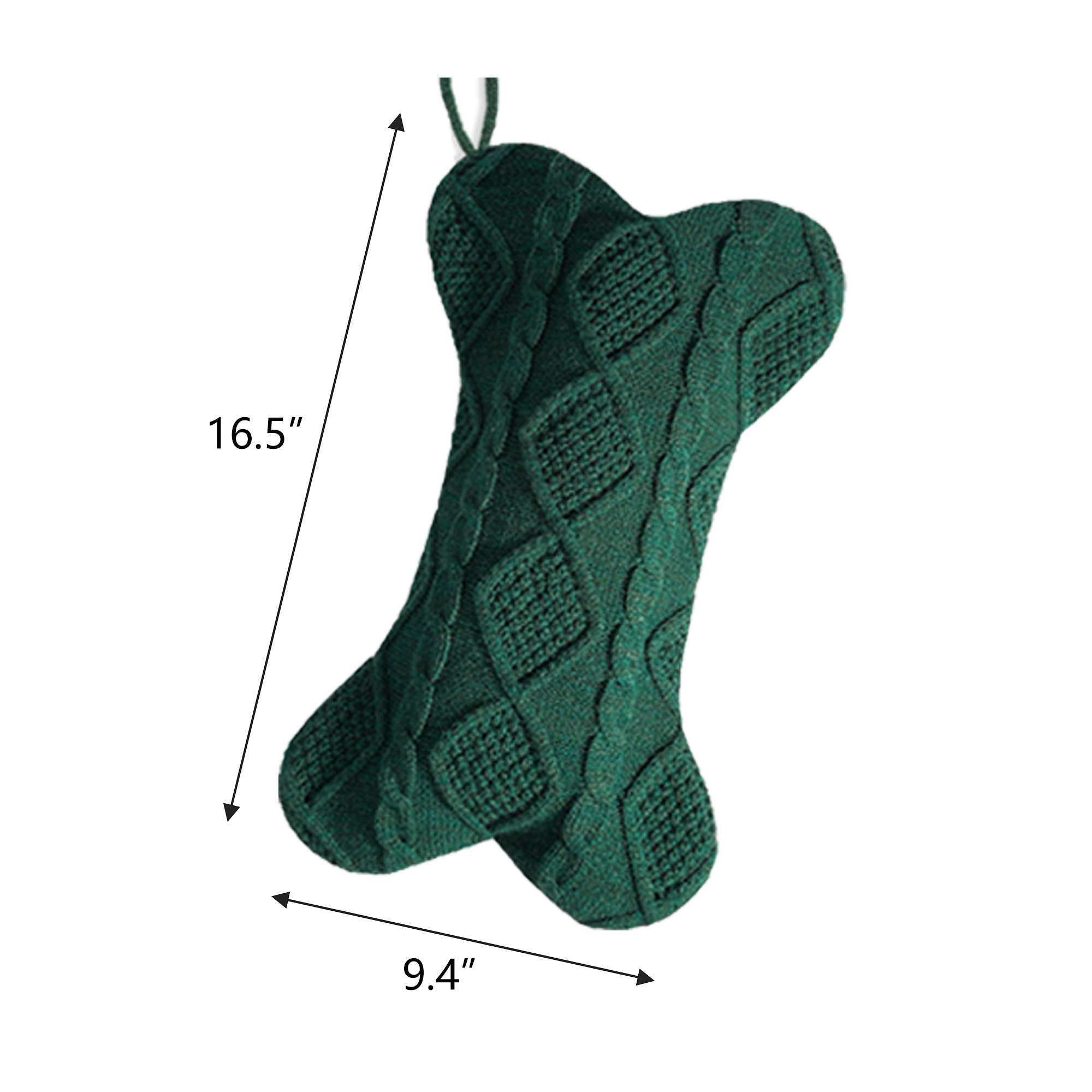 Christmas Cute Bone Shaped Stocking Ornament 1