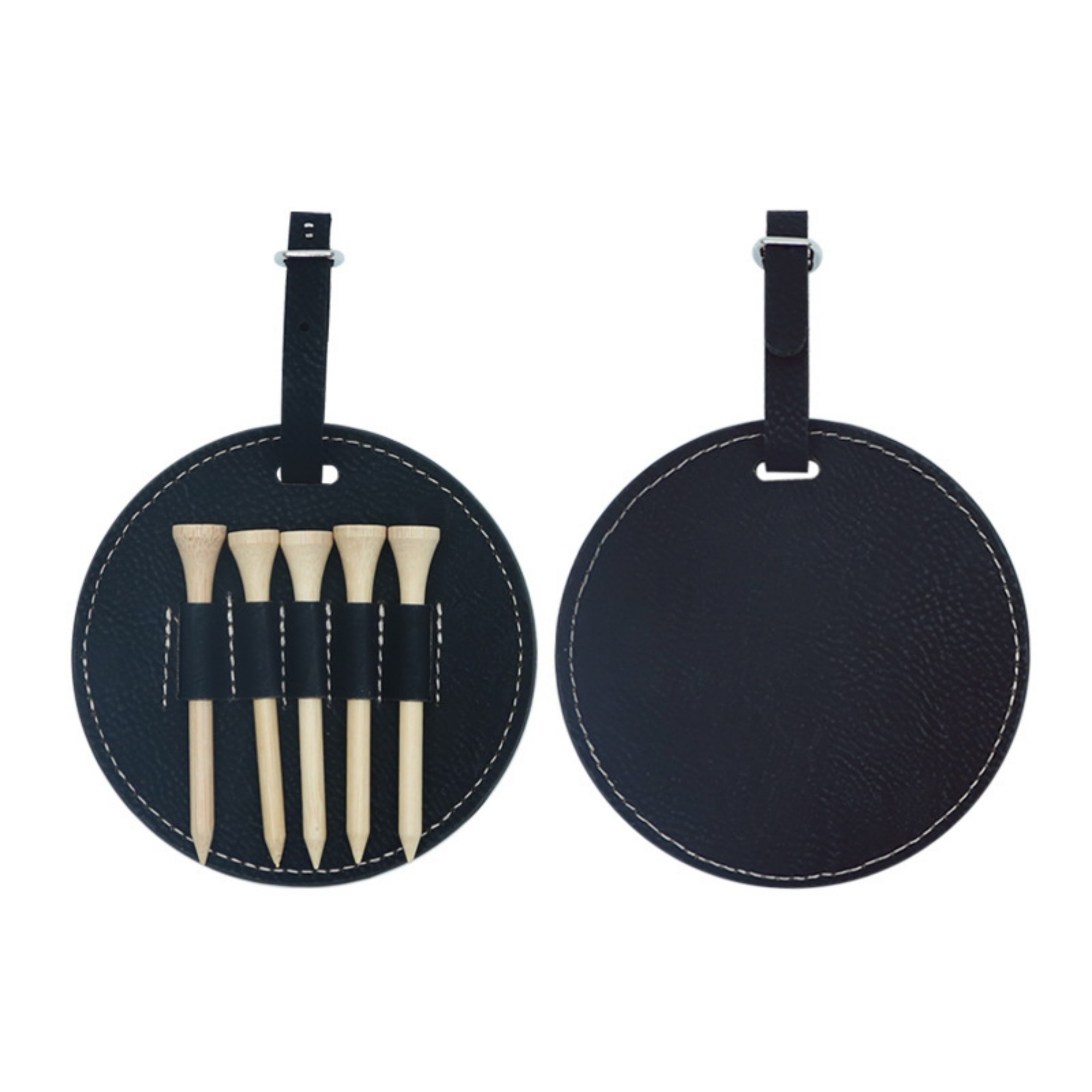 Golf Tee Holder With 5 Tees 9