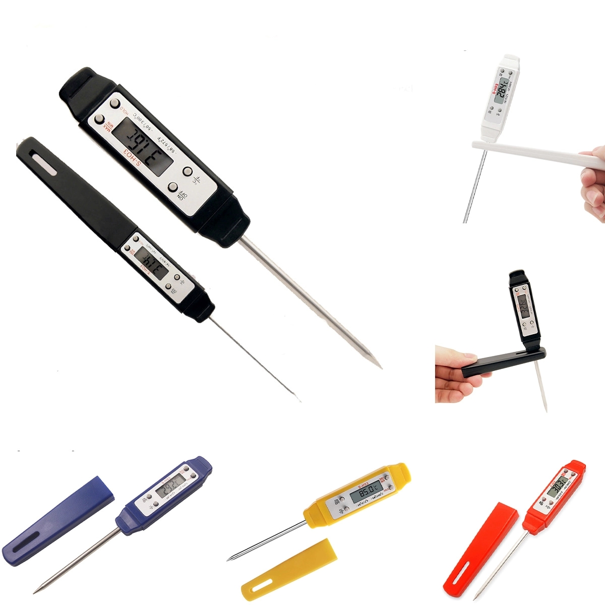 Probe Electronic Food Meat Pen Thermometer 1