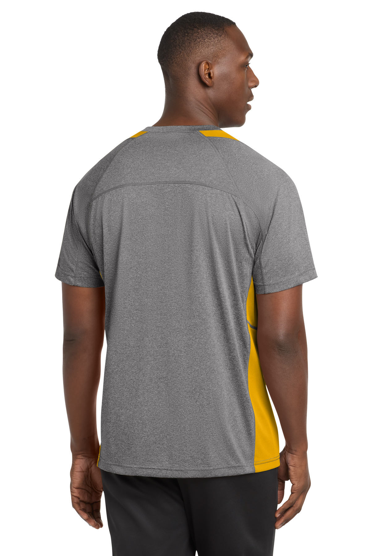 Sport-Tek Heather Colorblock Contender Tee. ST361 37