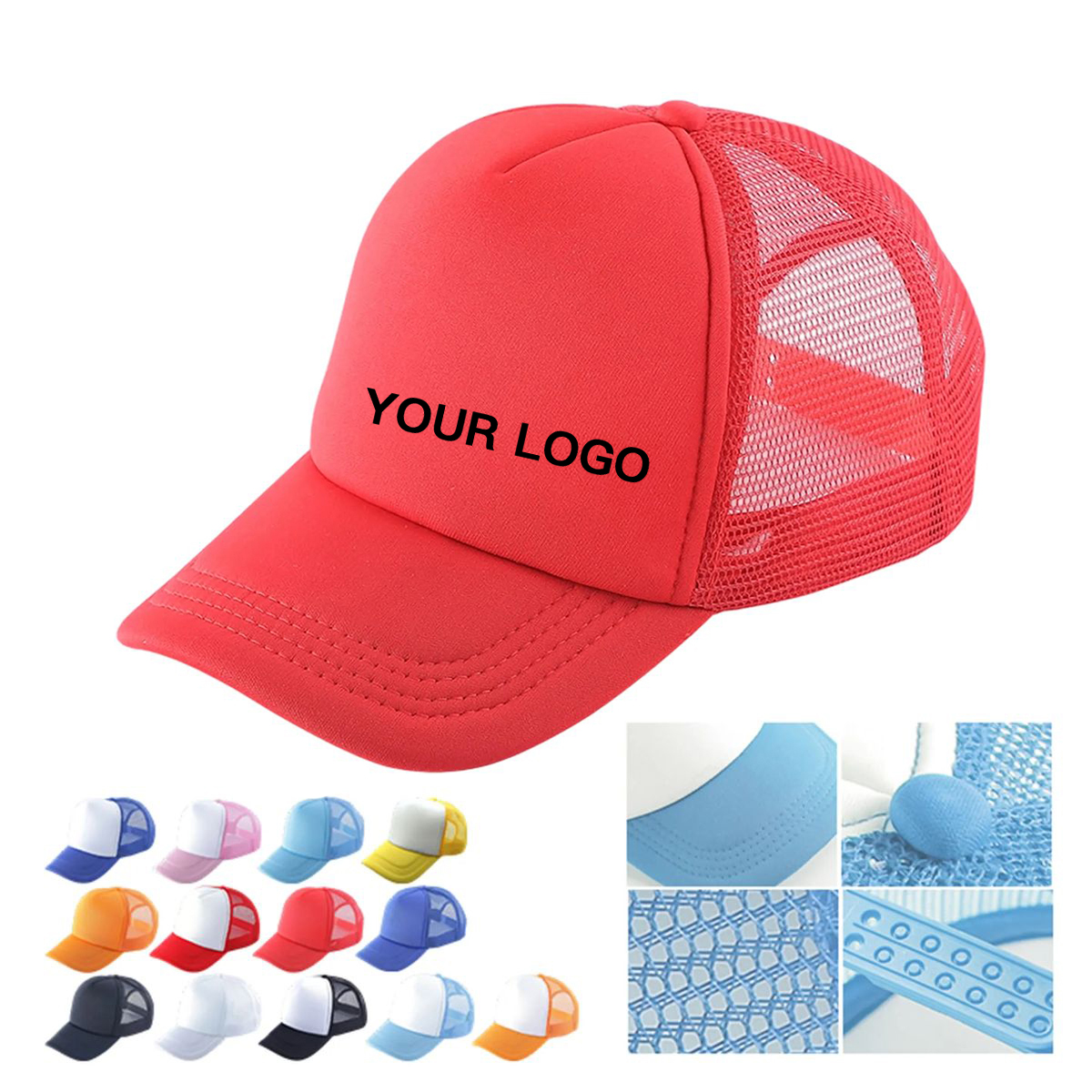 Lightweight Mesh Trucker Cap for Summer Wear 12