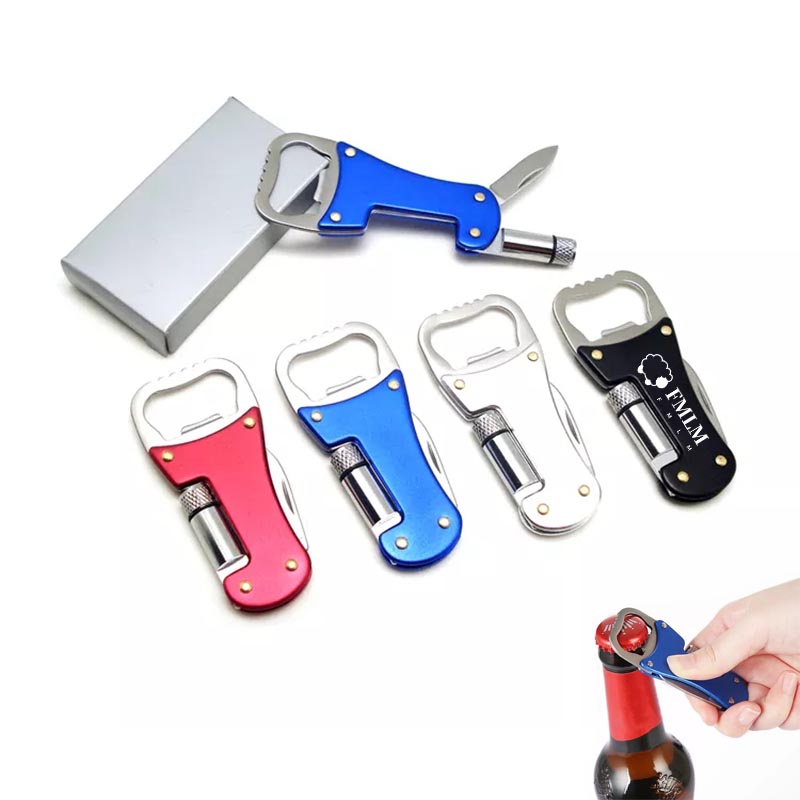Pocket Tool 3 In 1 Bottle Opener With Flashlight And Knife 2