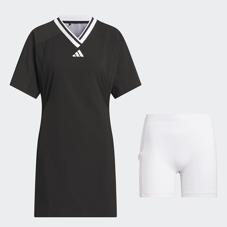 Adidas Ladies Beyond the Course V-Neck Adjustable Dress 3
