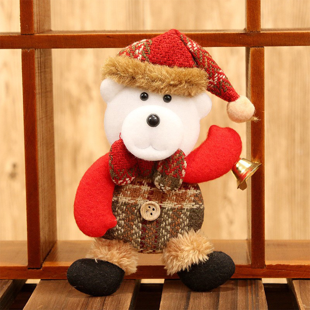Christmas Santa Claus Bell Doll Pendant 6