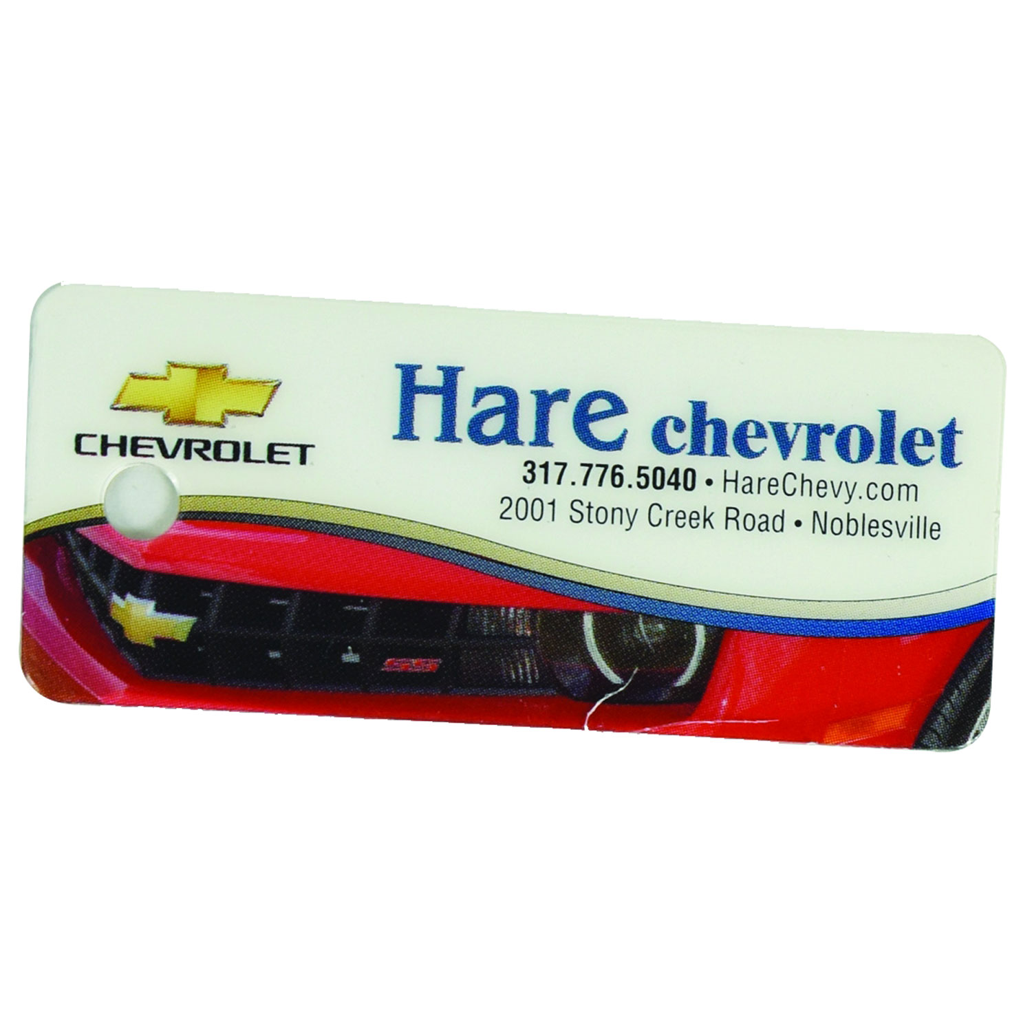 2 5/8"W x 1 1/8"H Standard Key Tag