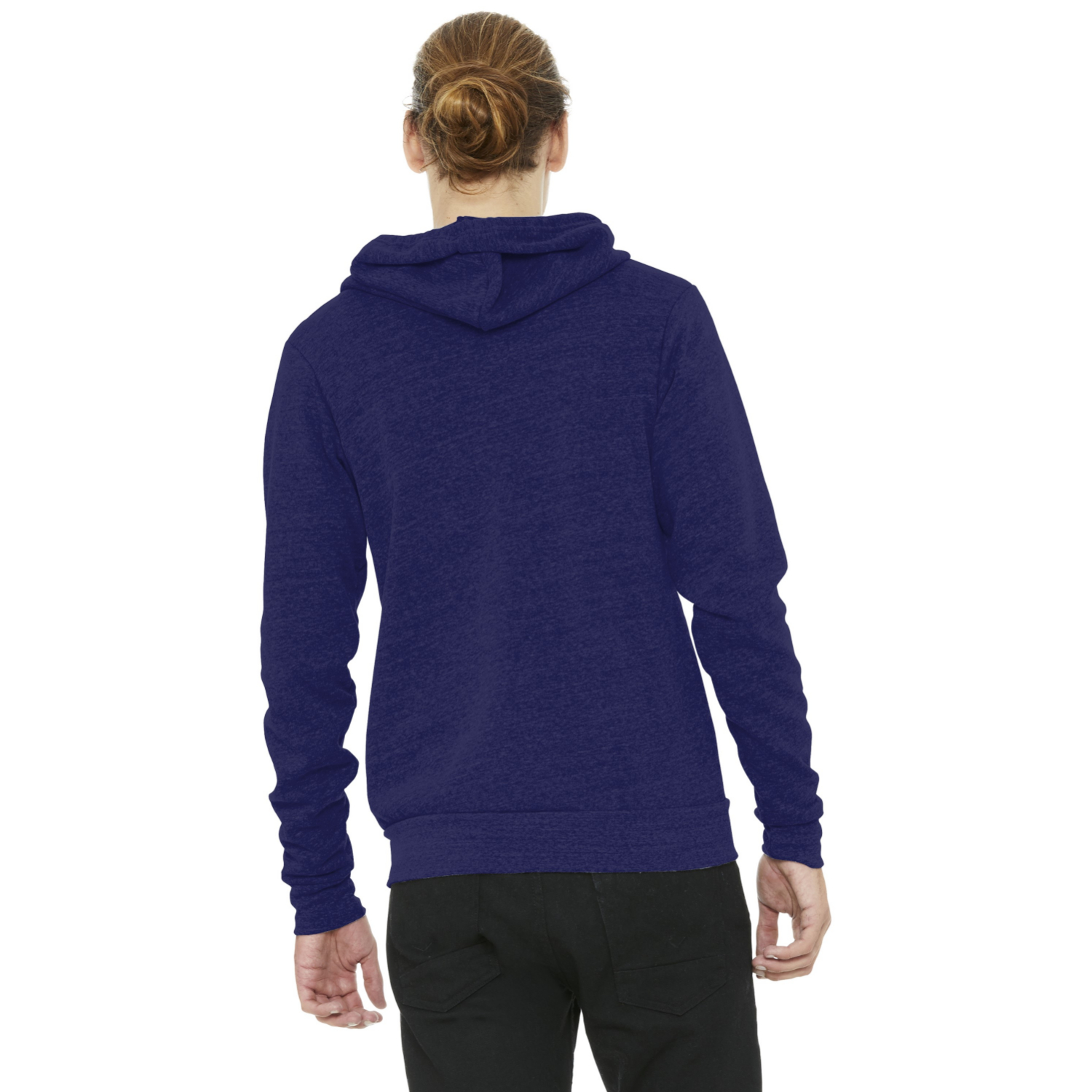BELLA+CANVAS Unisex Triblend Sponge Fleece Full-Zip Hoodies 2