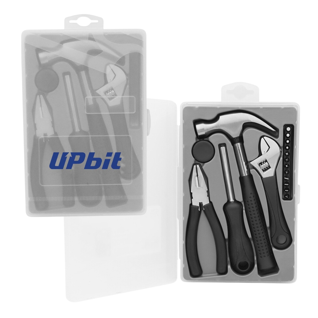 HandyPro 18pc Household Tool Set with Hammer, Adjustable Wrench, and Pliers 7