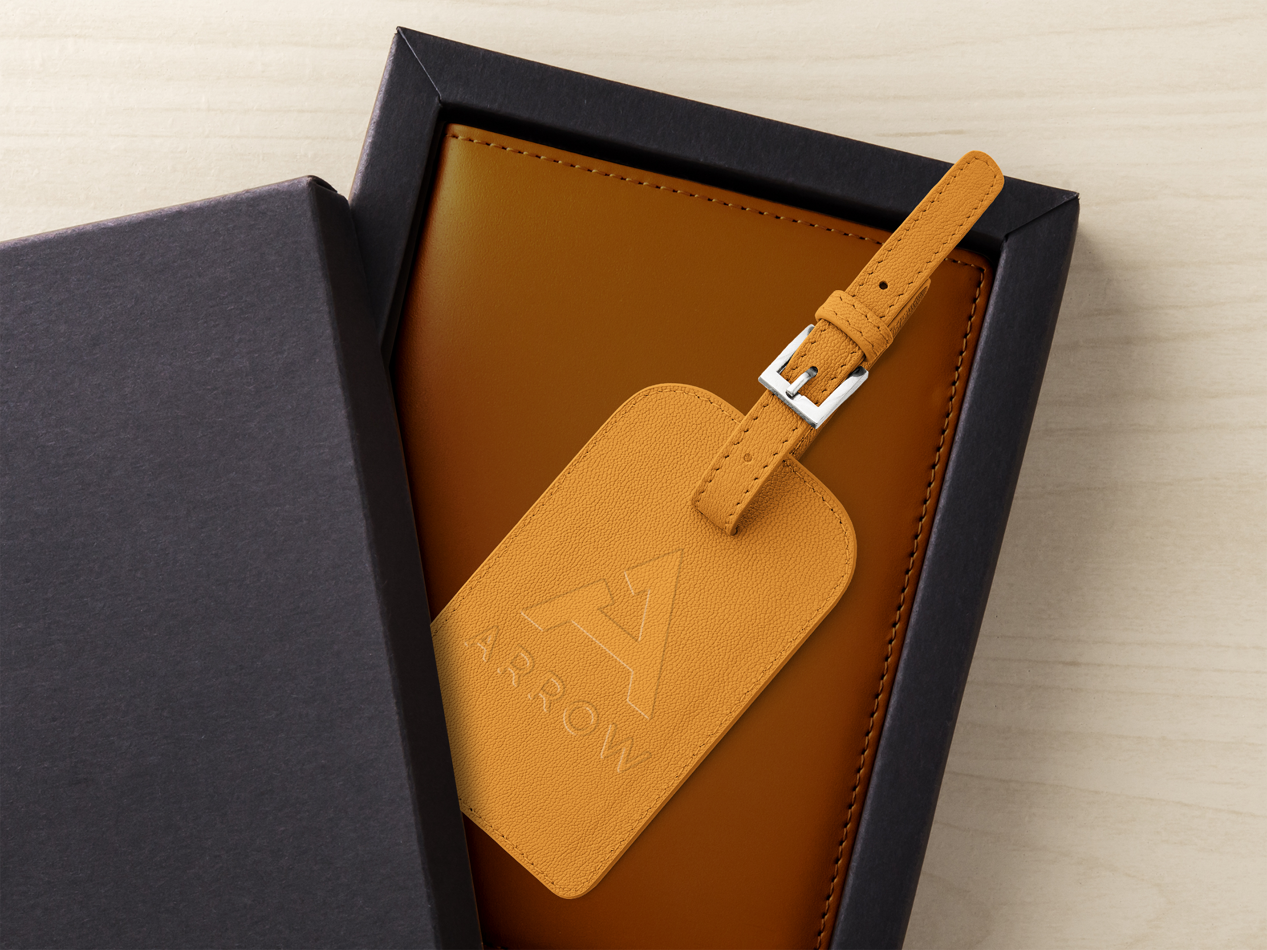 Leather Luggage Tag