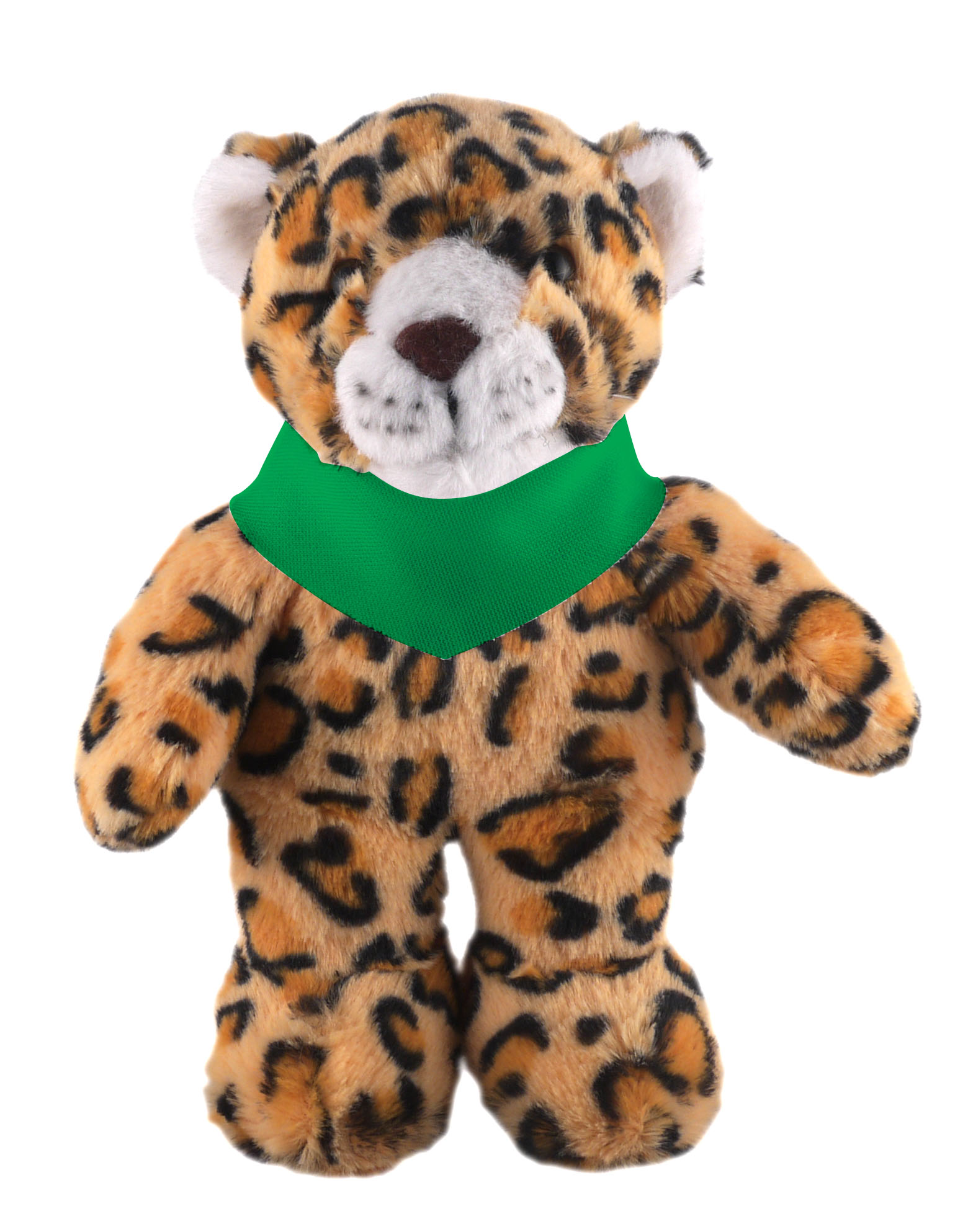 Soft Plush Stuffed Leopard with Bandana 2
