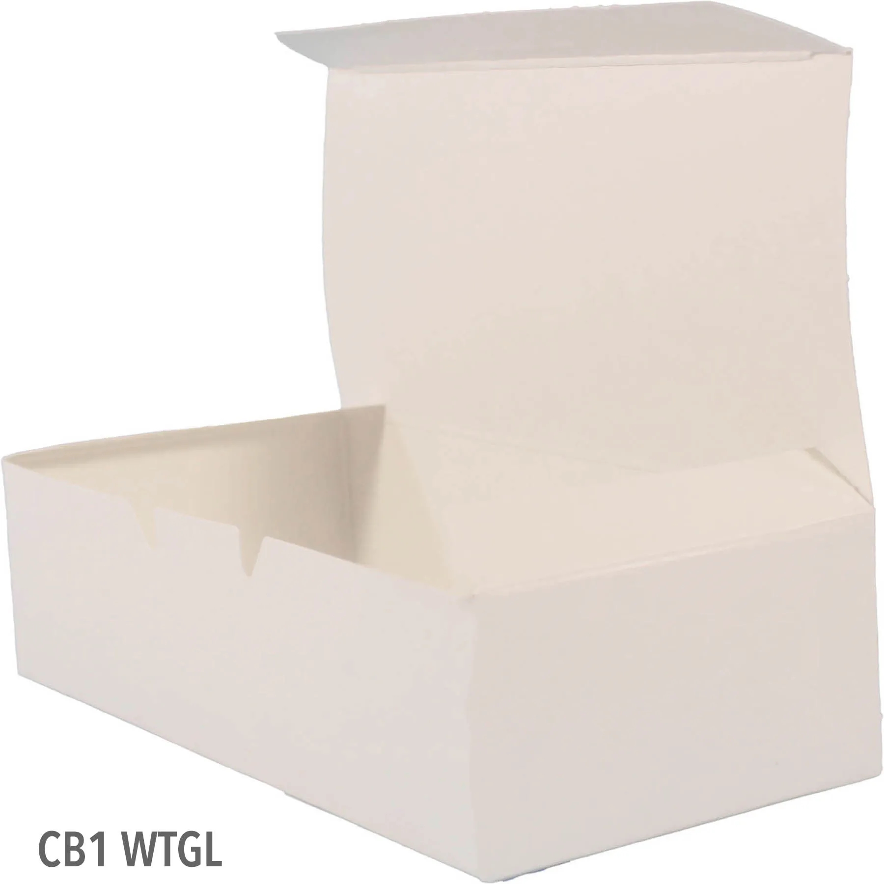 One-Piece Candy Boxes - White/Kraft 2