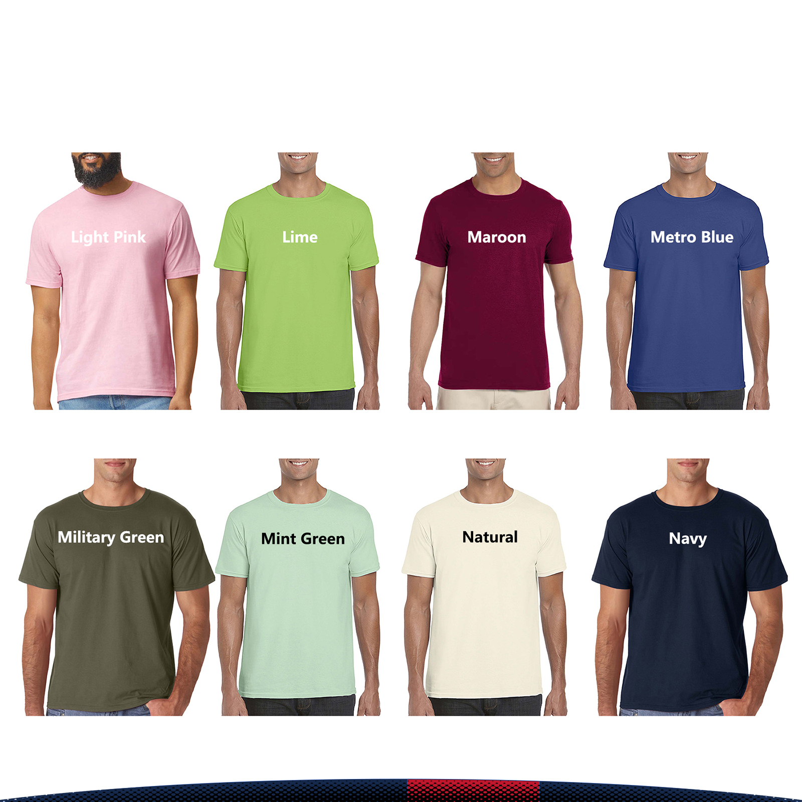 Gildan® 4.5 oz 100% Cotton Tees 7