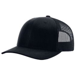Richardson 112RE Recycled Trucker Hat w/Leatherette Adhesive Patches or Embroidery 4