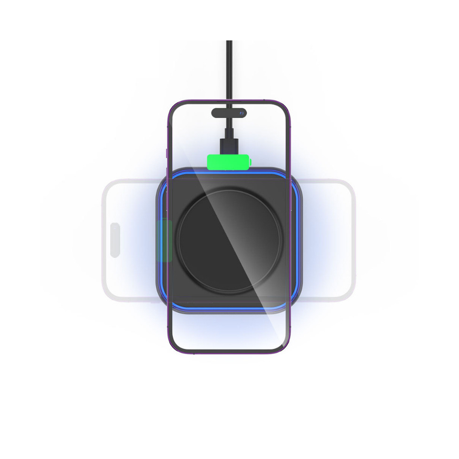15W Wireless Charger with Light 5