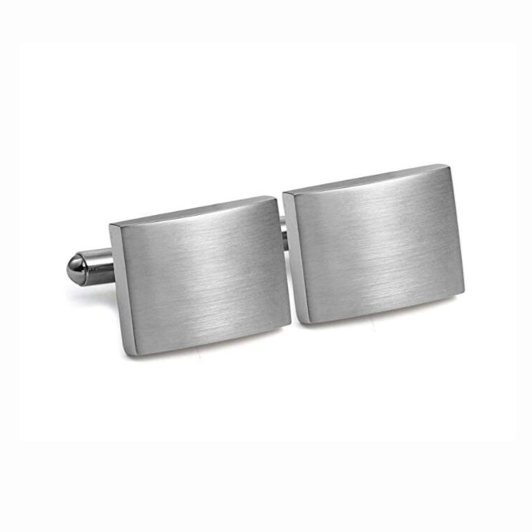 Polished Steel Cuff Links 2