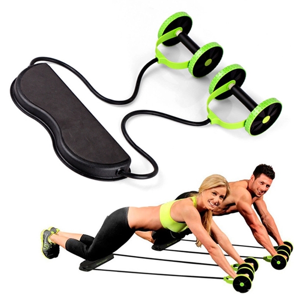 Multifuncti Muscle Training Pull Rope Fitness Wheel 11