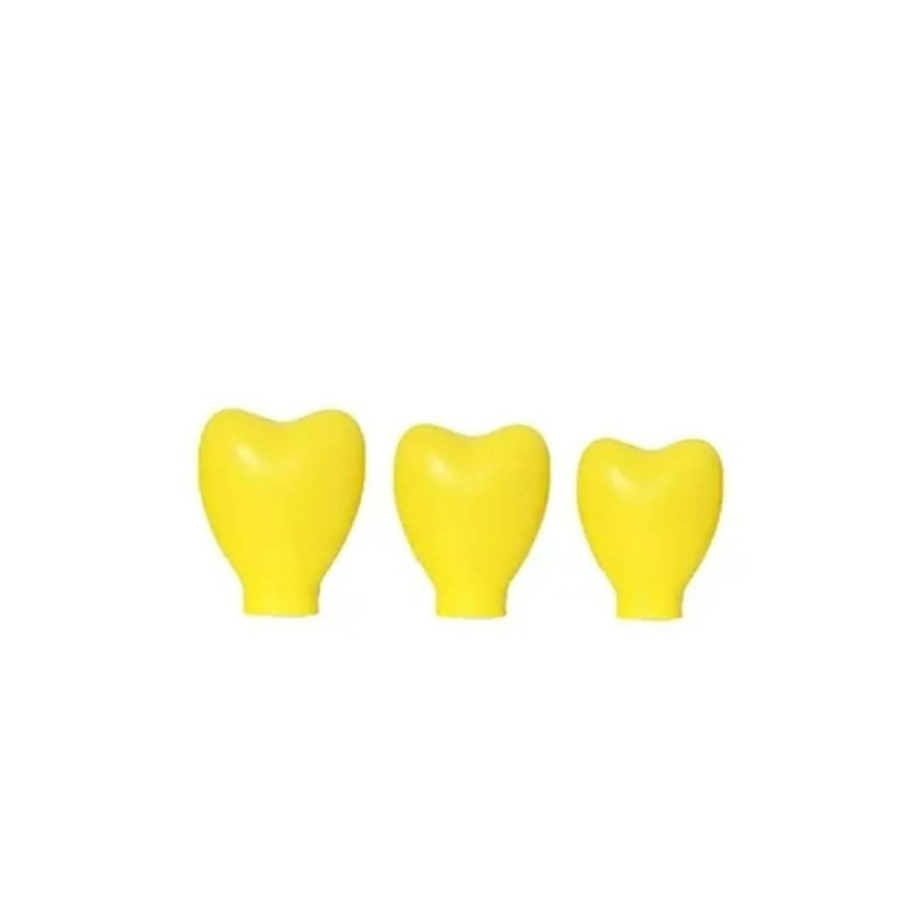 Silicone Heart Shaped Cosmetic Brush Guard Cap 4