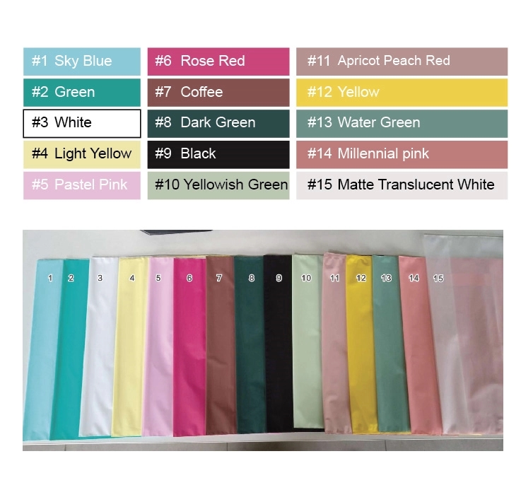 Custom Recyclable Plastic Drawstring Bags 5