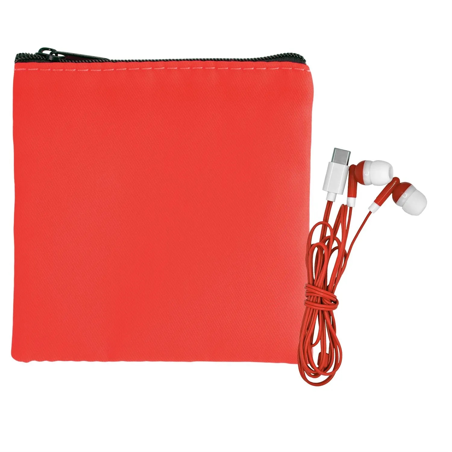 Colorful RPET Ear Bud Pouch 24