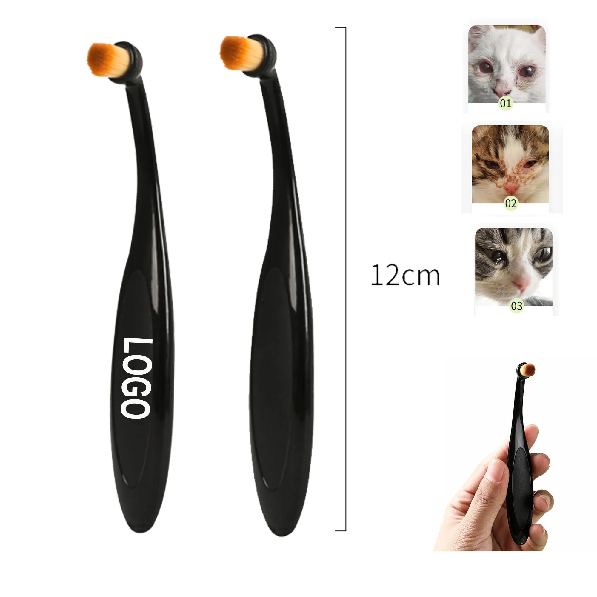 Pet Tear Stain Cleaning Brush 4