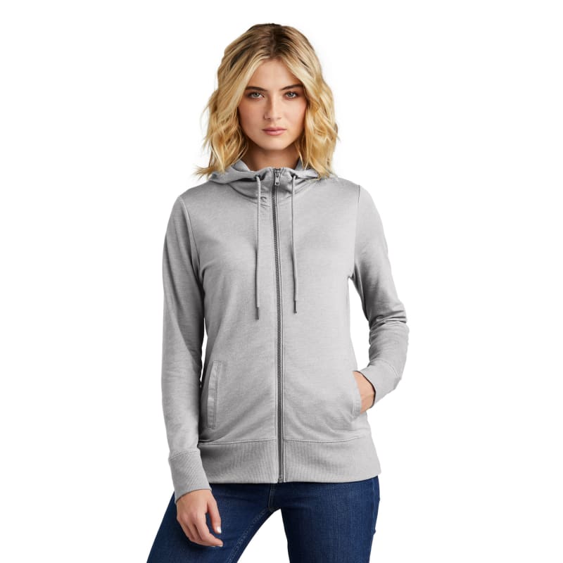 District Women's Featherweight French Terry Full-Zip Hoodie 10