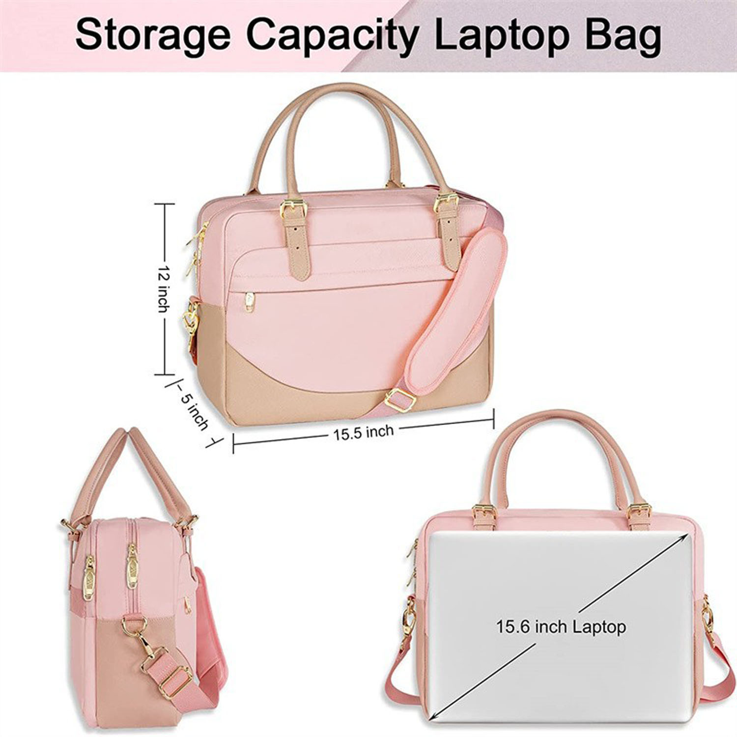 15.6 Inch Waterproof Polyester Laptop Bag 4