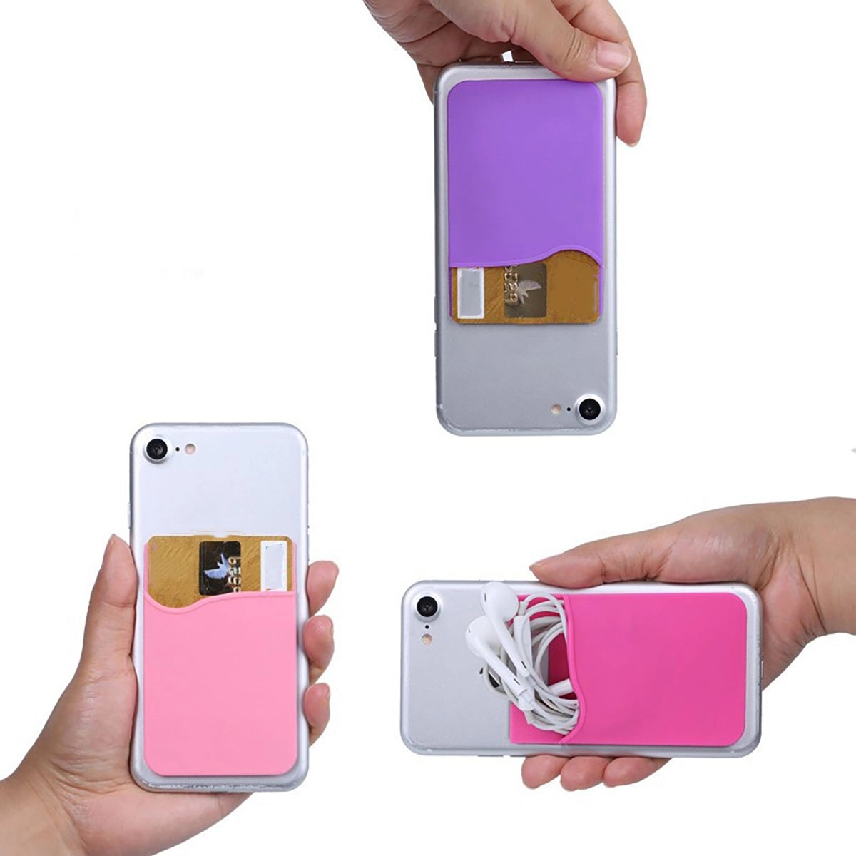 Adhesive Cell Phone Wallet 6