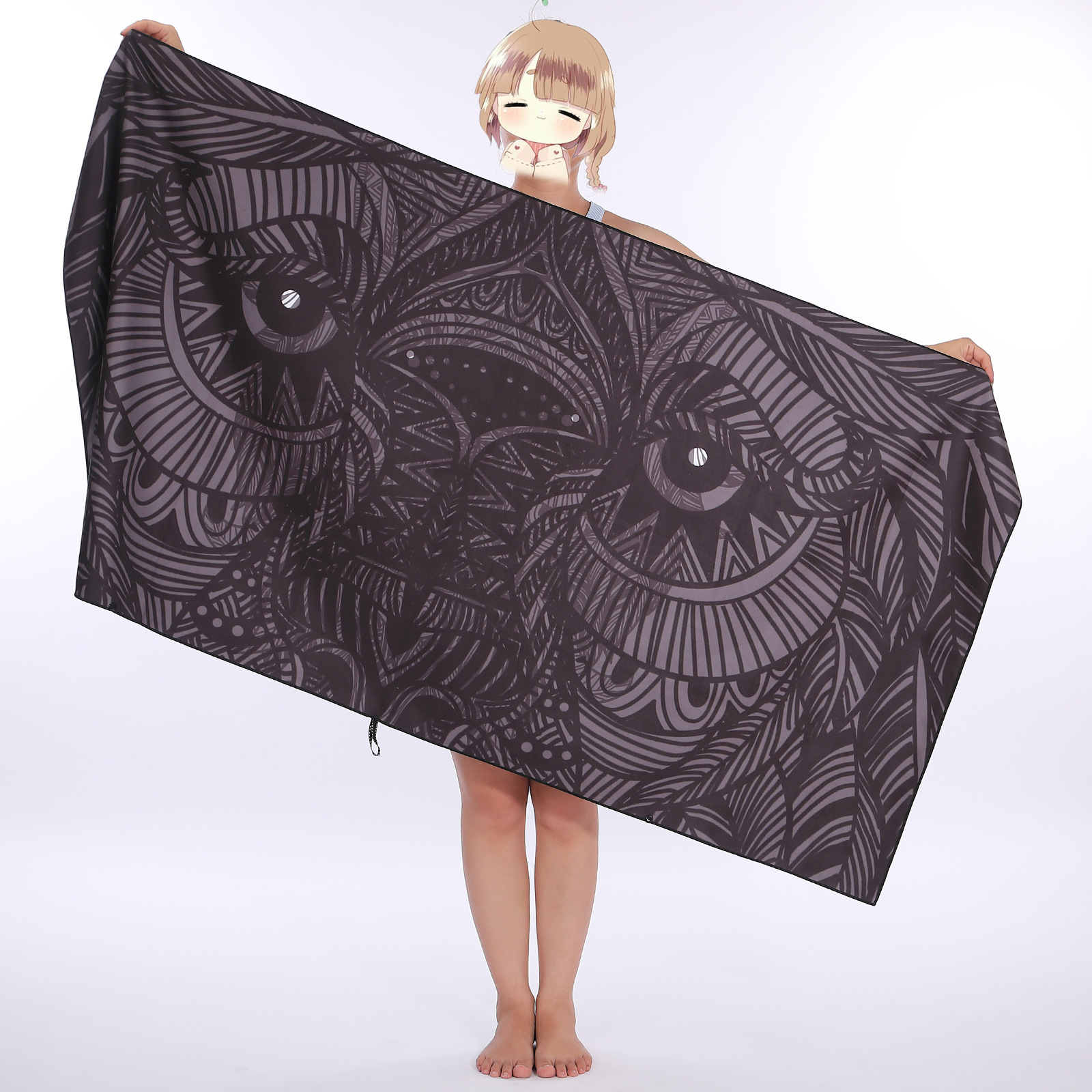 Fast Quick Dry Microfiber Beach Towel for Men and Women 7