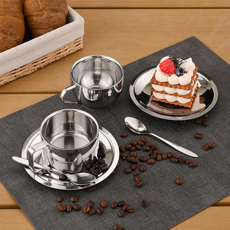 European-style Double-layer Coffee Cup 2