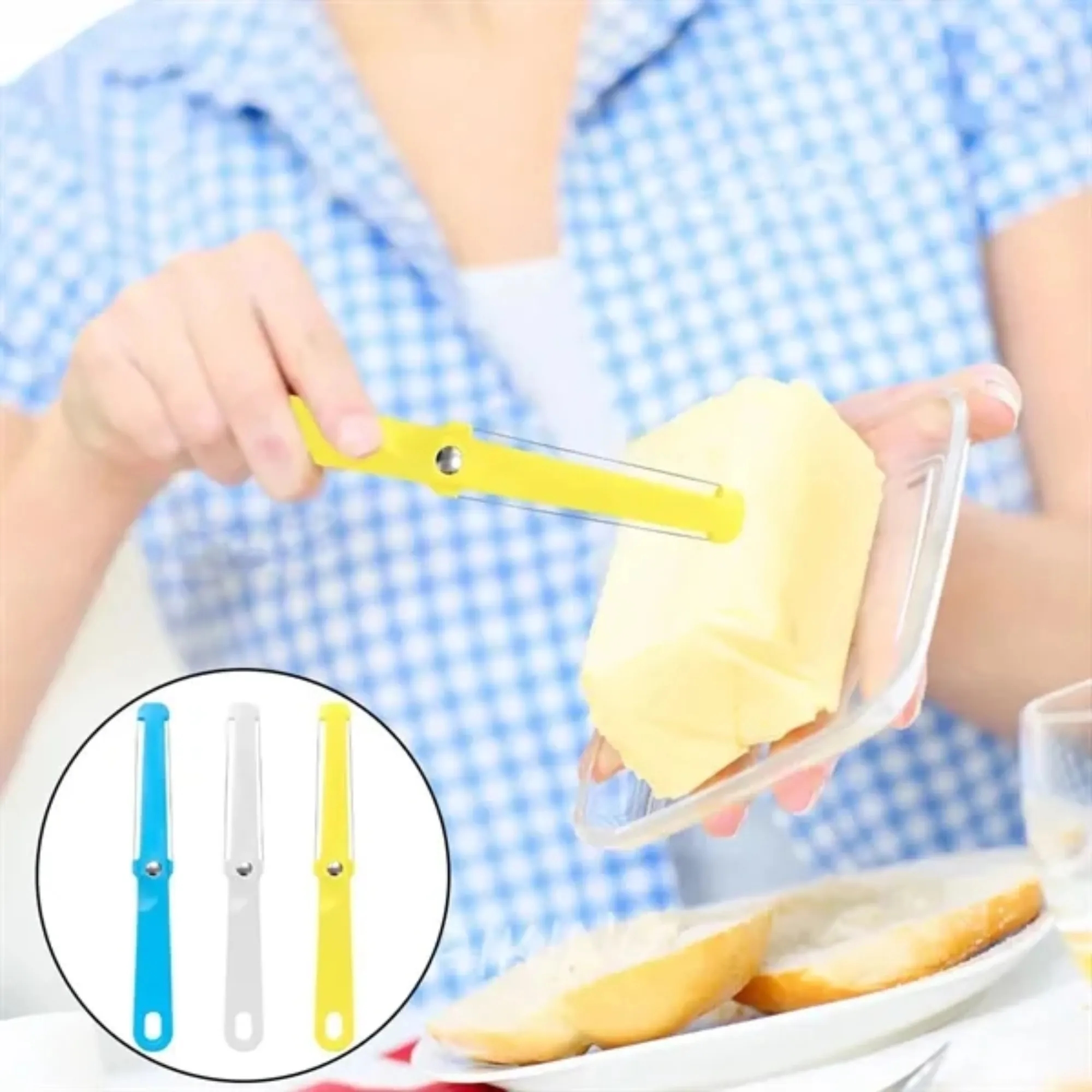 Plastic cheese and butter slicing tool 4