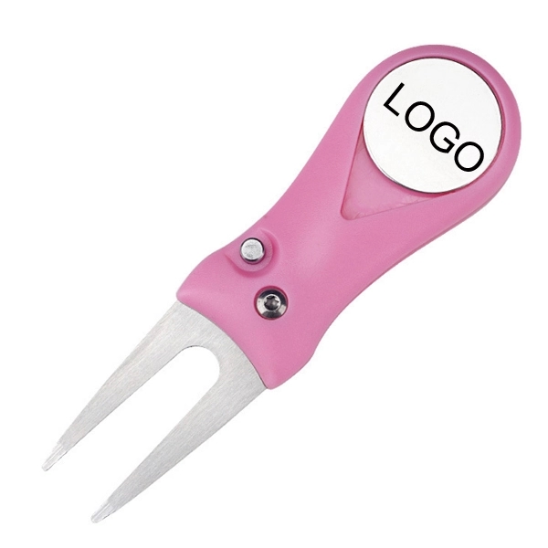 2-in-1 Foldable Golf Divot Repair Tool 4