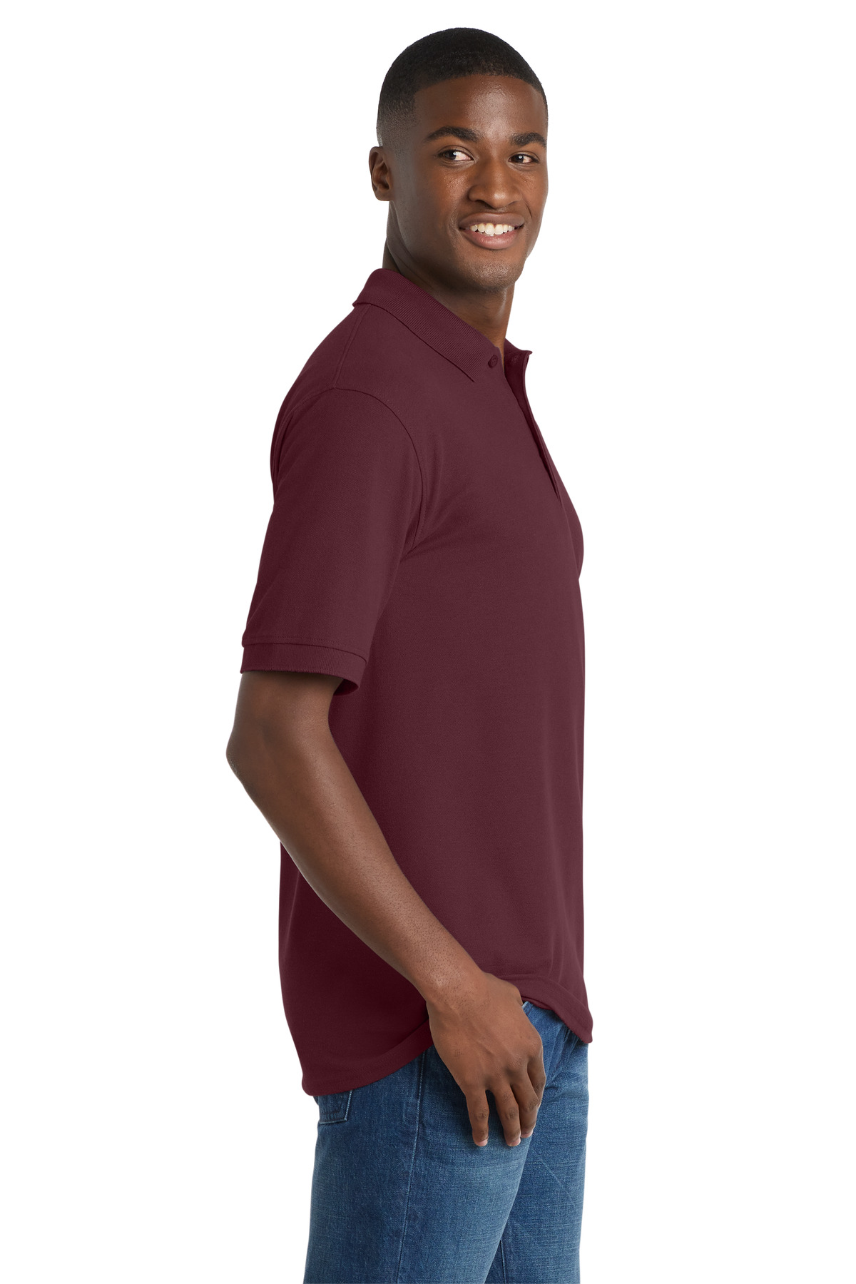 Port & Co Core Blend Pique Polo. KP155 1