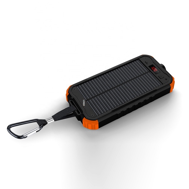 Crash Proof Solar Power Bank with Torch Light 10000mah 2